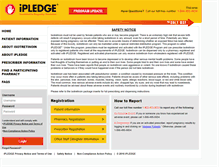 Tablet Screenshot of ipledgeprogram.com